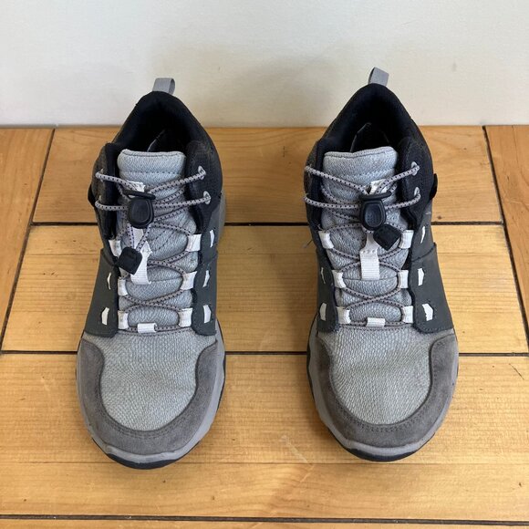 Teva Kids Canyonview Mid Hiking Boots Waterproof Shoes Unisex Grey Youth Size 2 - Picture 4 of 10